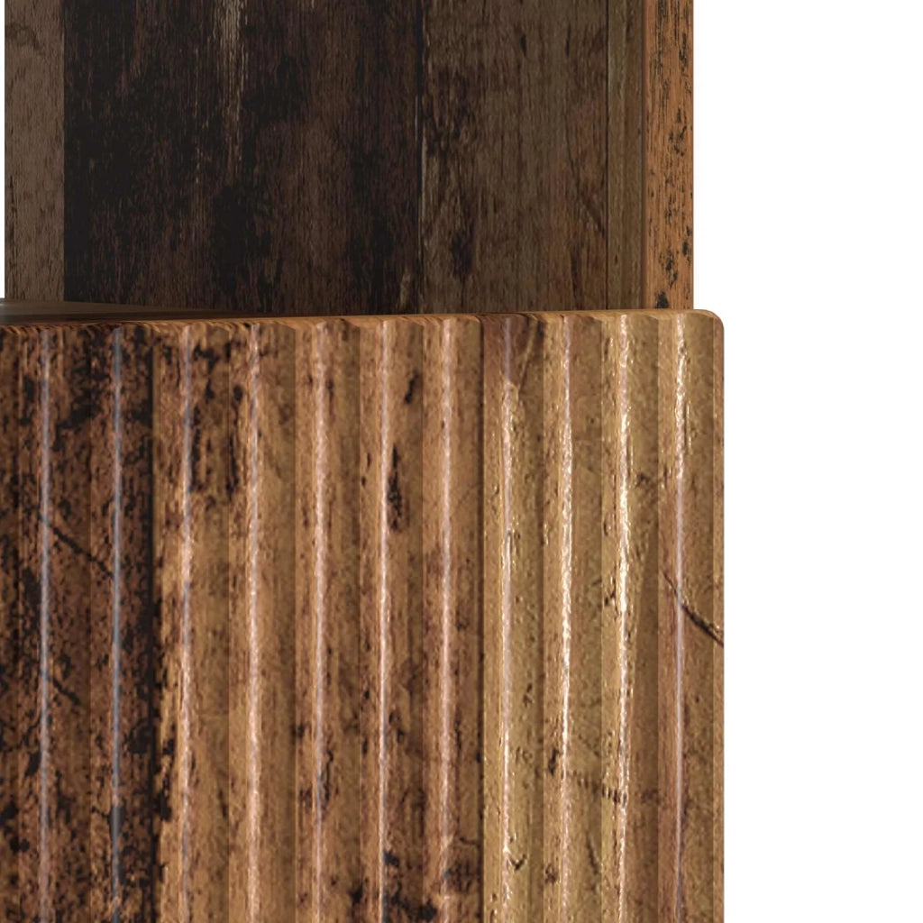 Mobile TV LED ARNHEM 100 x 35 x 43 cm Legno antico 896773