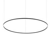 Lampada da soffitto Oracle 77W luce calda 3000K nero Ideal Lux