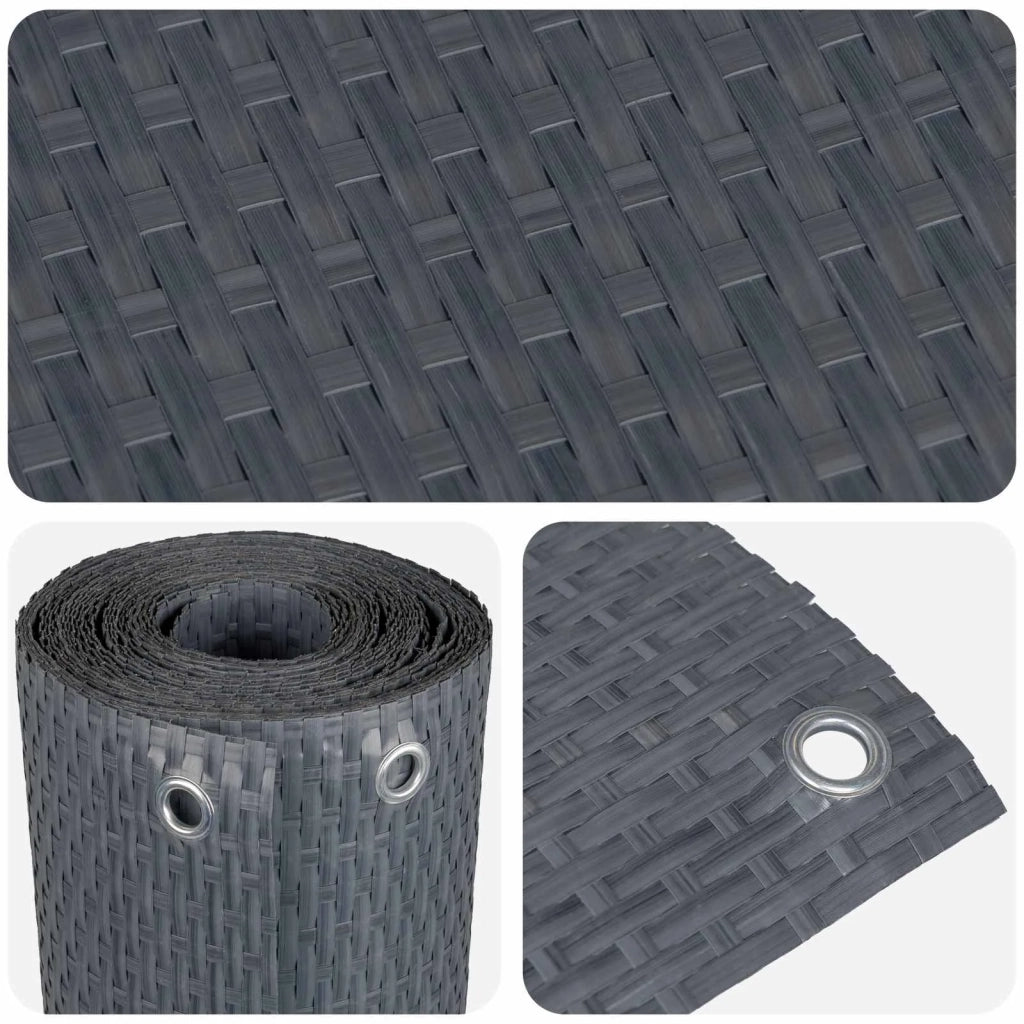 Schermo per Balcone con Occhielli Antracite 42032636