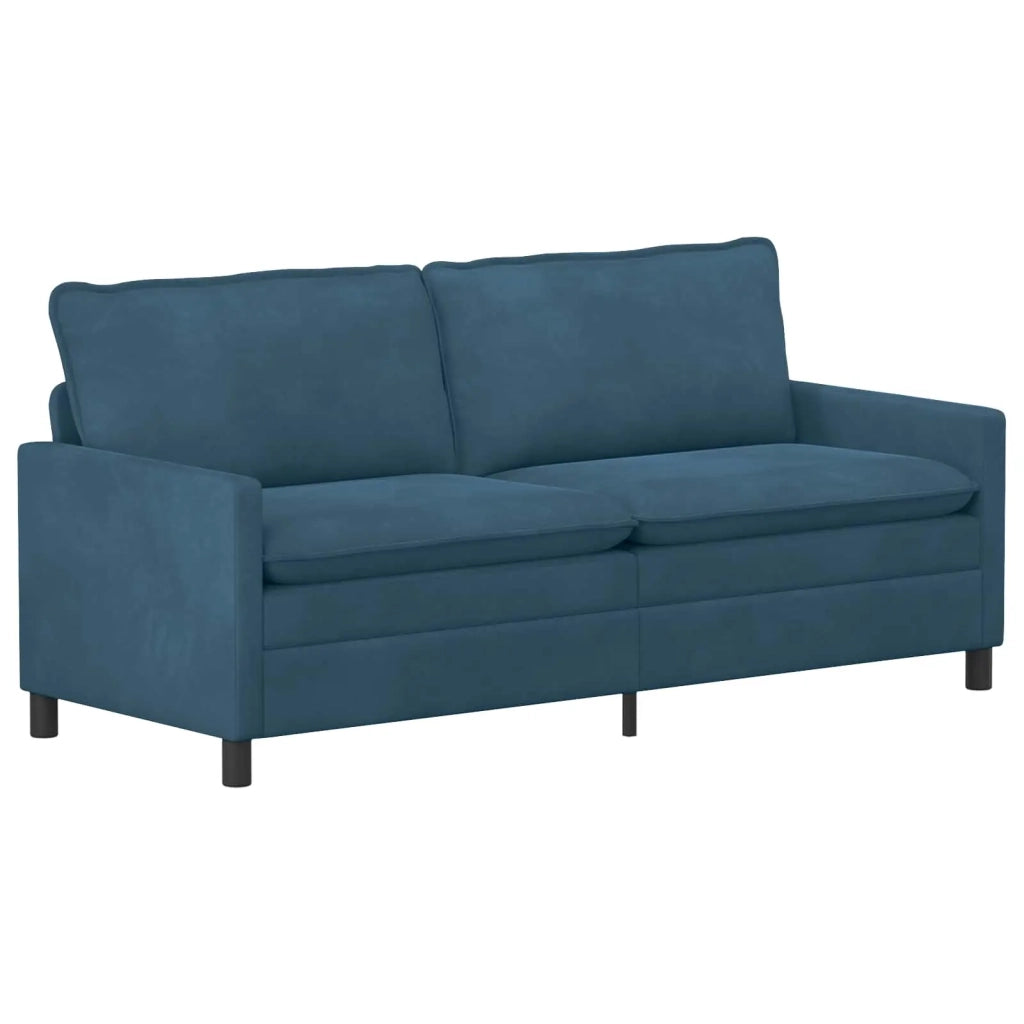 Set di divani 2 pcs Blu Velluto 3417135