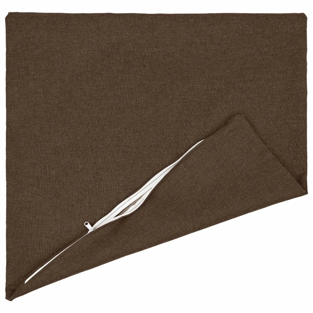 Cuscino con cuscino HEERLEN 2 pz Marrone Tessuto 928503
