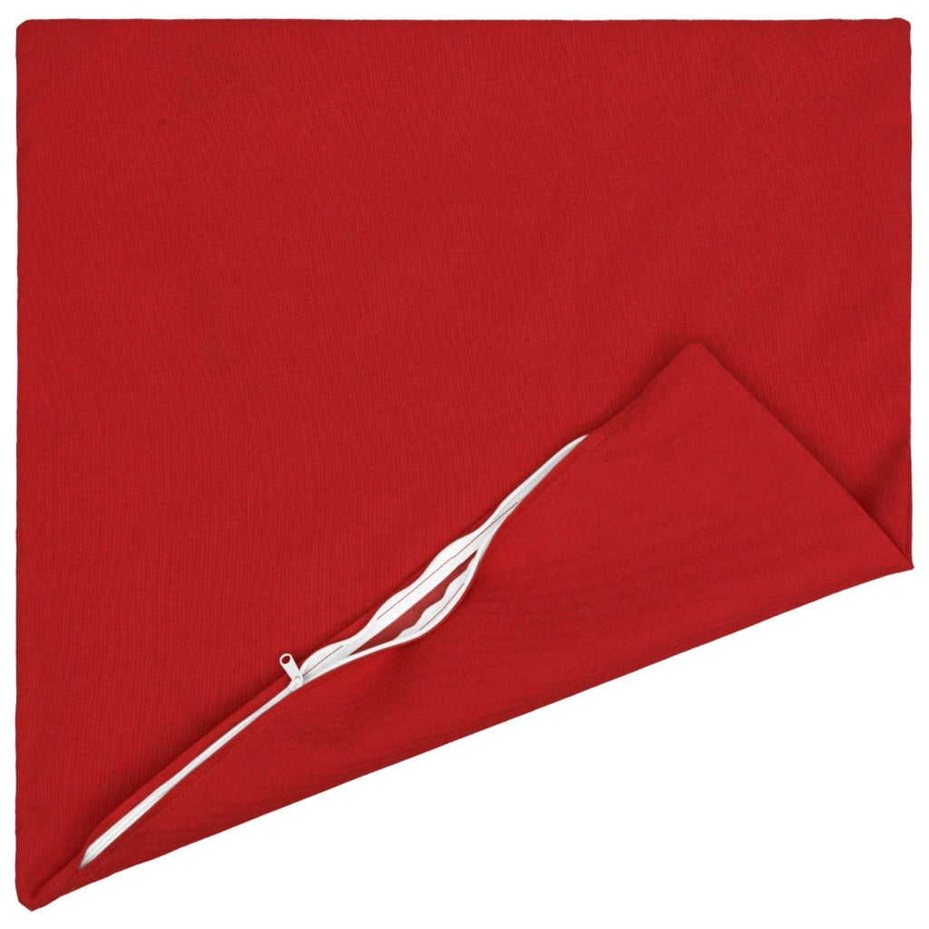 Cuscino con cuscino HEERLEN 2 pz Rosso Tessuto 928024