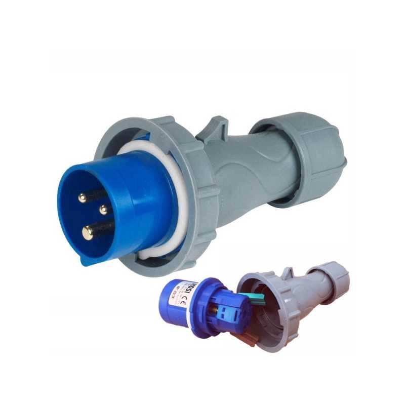 Spina Cee 2Pt Ip67 Cablaggio Rapido Rosi