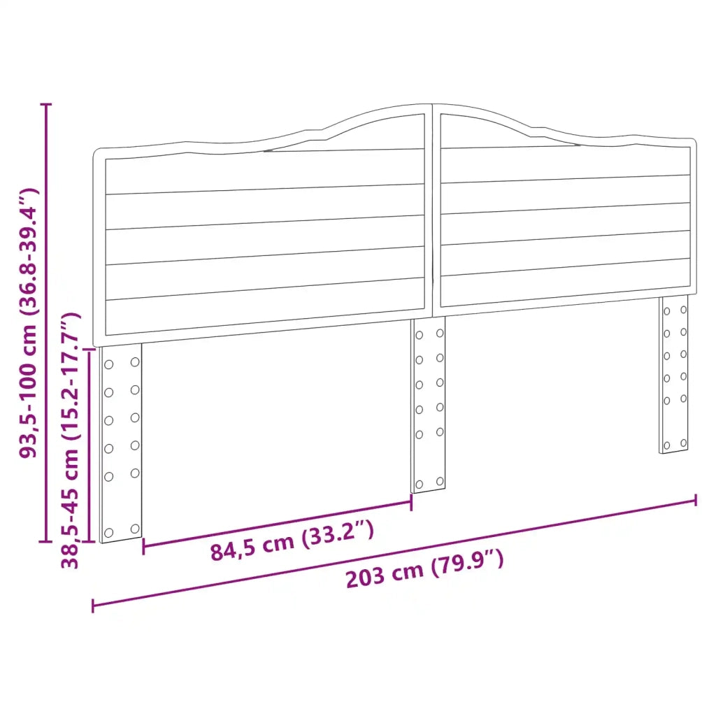 Testiera | Testata Bianco Legno multistrato