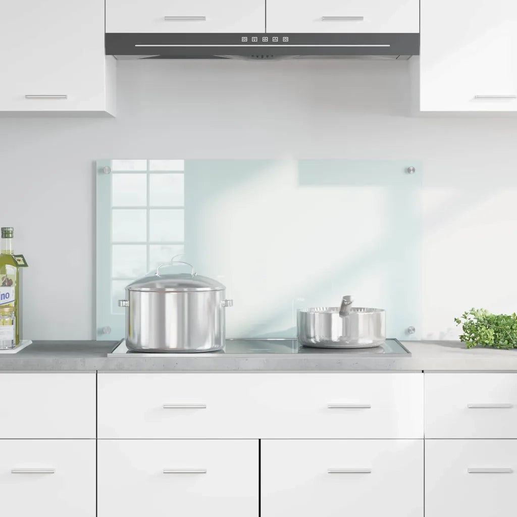 Schienale da cucina Latte 90 x 50 cm vetro temperato CFW6979932