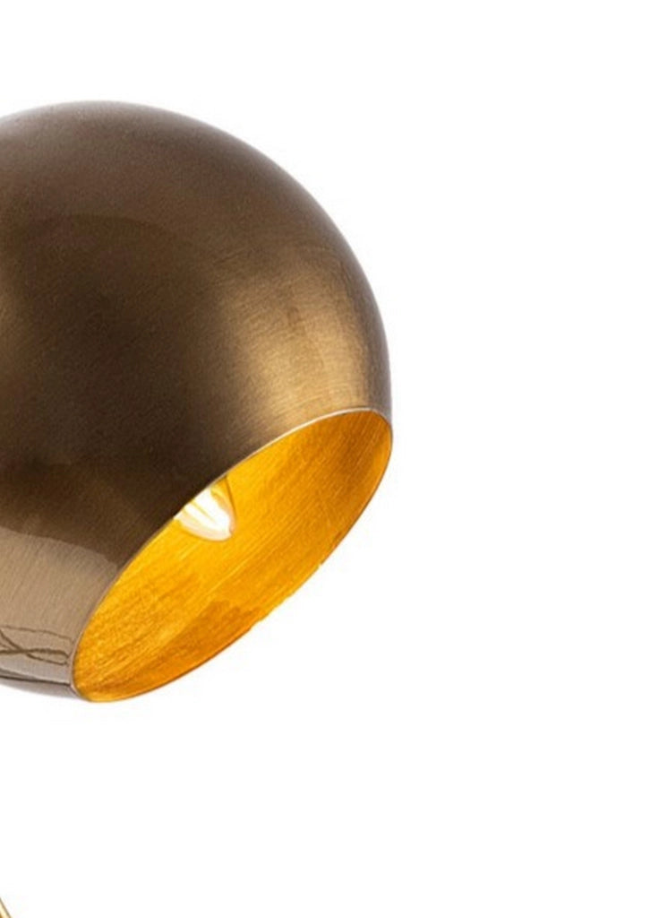 Polia, Lampada da Tavolo Paralume, oro