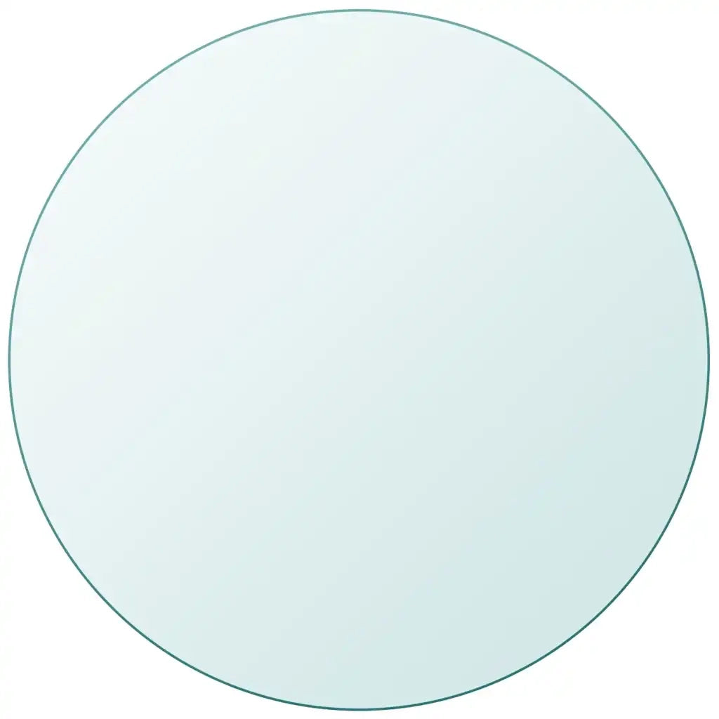 Dessus de table ronde en verre trempé 600 mm