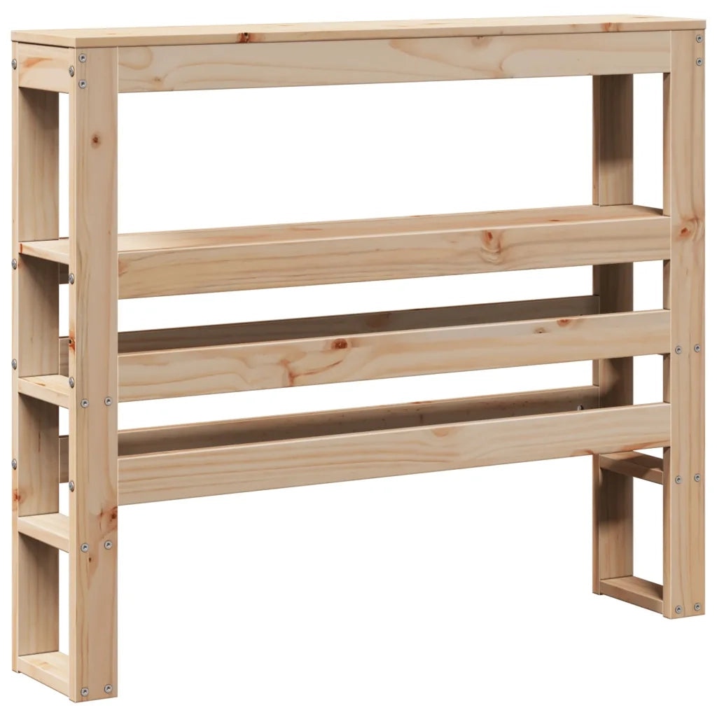Letto senza Materasso-Struttura Letto 90x190 cm in Legno Massello di Pino 372020