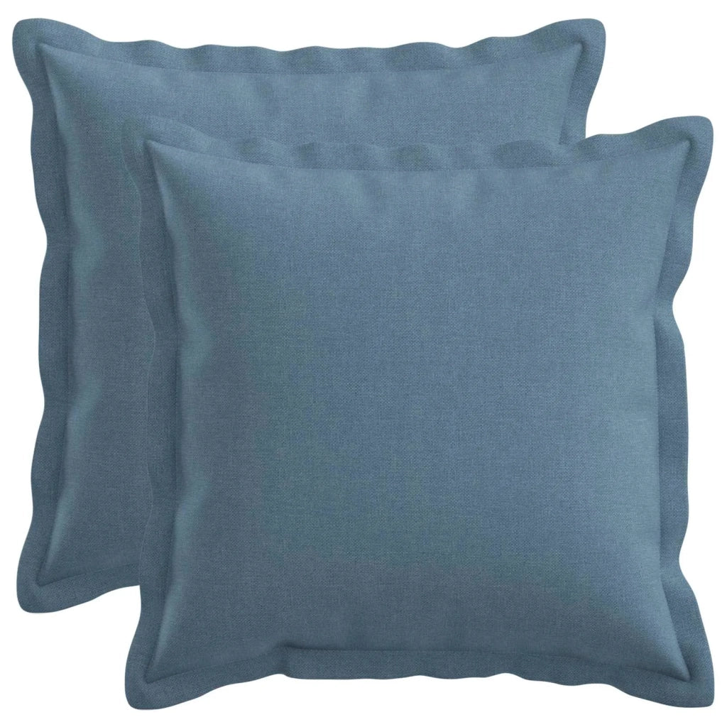 Federa 2 pcs HOUTEN Blu jeans 30 x 30 cm Lino 915761