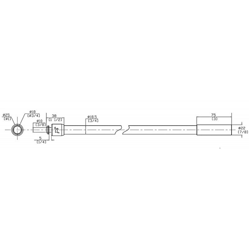 PALO PER SISTEMA SUNSHADE MT.1,7