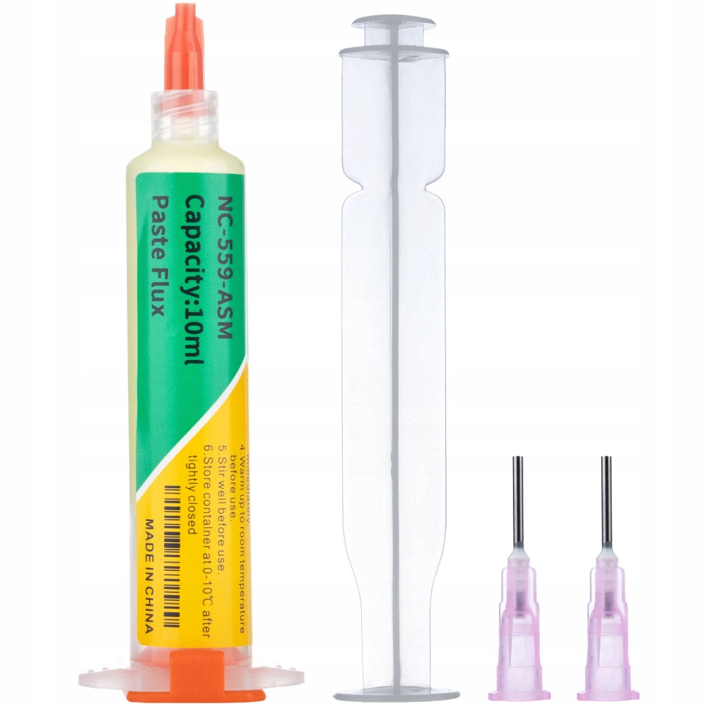 Topnik Flux NC-559-ASM e Pasta Saldante XGSP80 60g – Applicazione Precisa, Alta Qualita | Elettronica e Saldatura