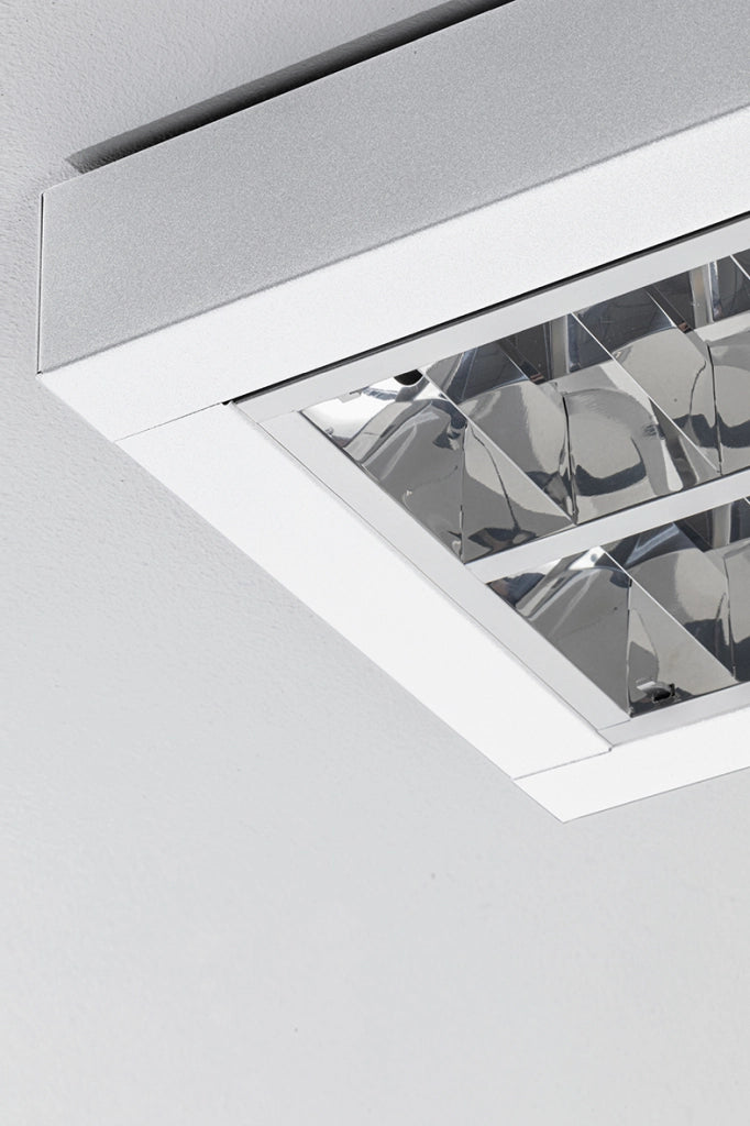 BILL EVO Plafoniera LED 58W 4000K CRI90 UGR19 - Apparecchio ad alta potenza neutro a plafone o sospensione, bianco - Rossini