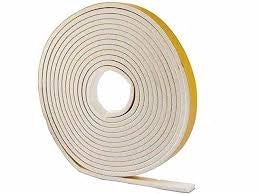 Guarnizione adesiva bianca paraspiffero 9 mm x 6 mt