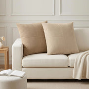 Federa 6 pz ALMELO Tortora 80 x 80 cm corduroy 915708
