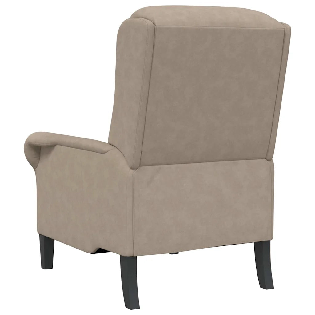 fauteuil Taupe Microfibre