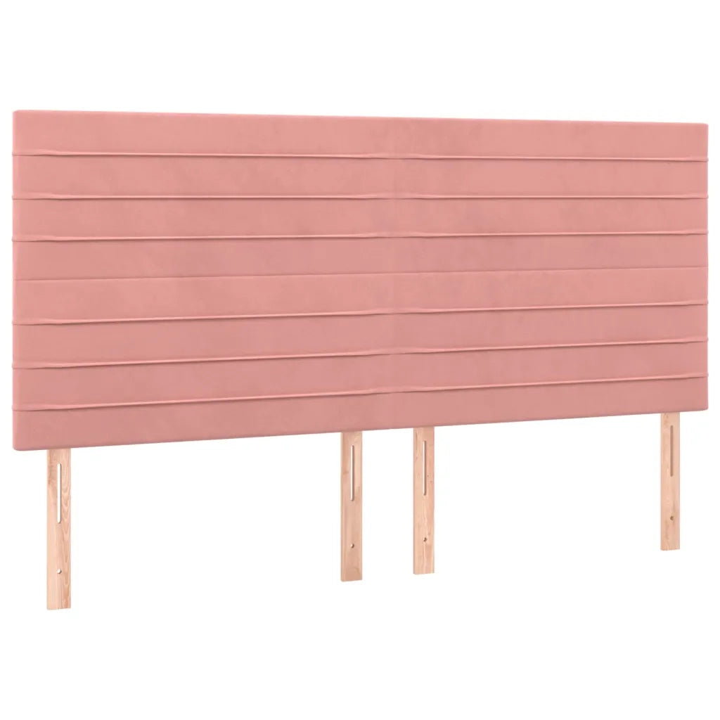 Testiera | Testata Rosa 160x5x118/128 cm Velluto