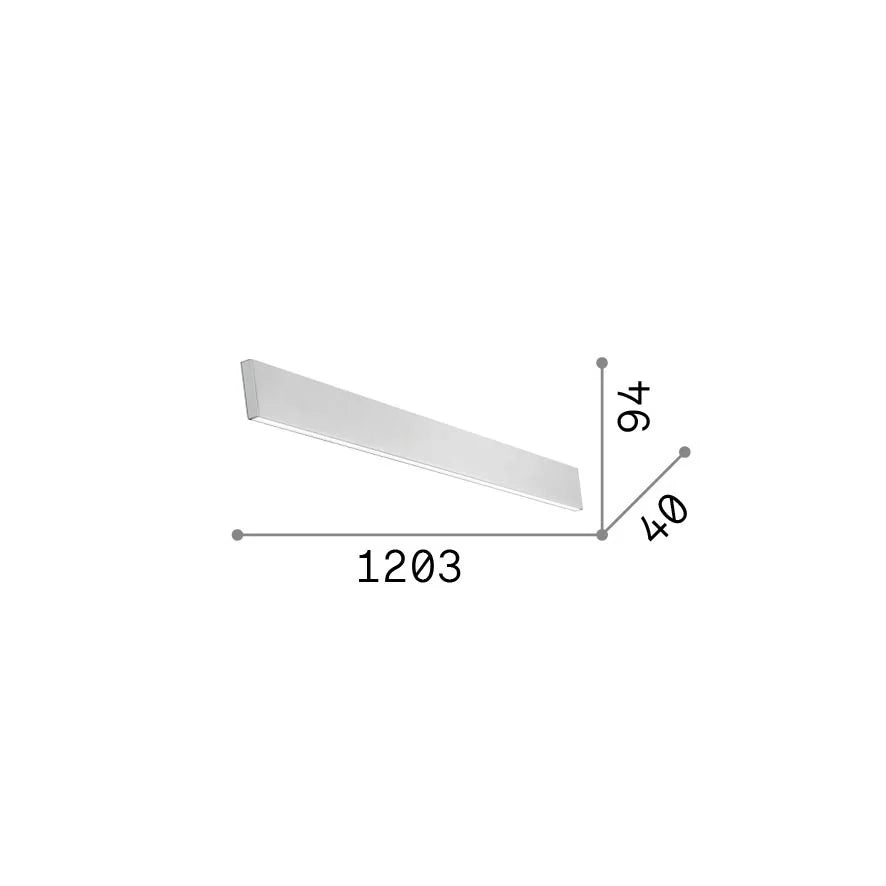 Lampada da soffitto Collezione STEEL LED 29W luce calda 3000K finitura nera Ideal Lux