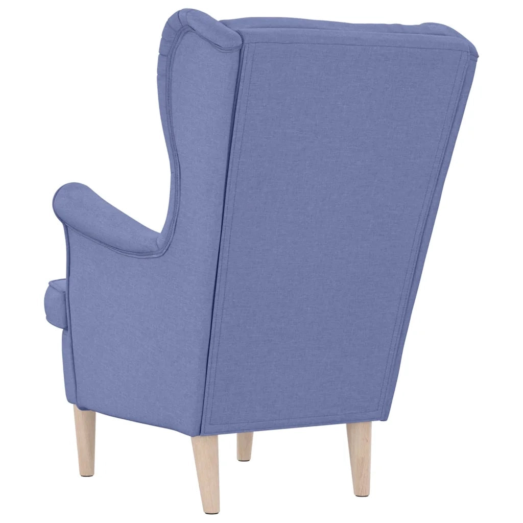 Poltrona | Sedia Relax Jeans Blu 74x84x100 cm Tessuto