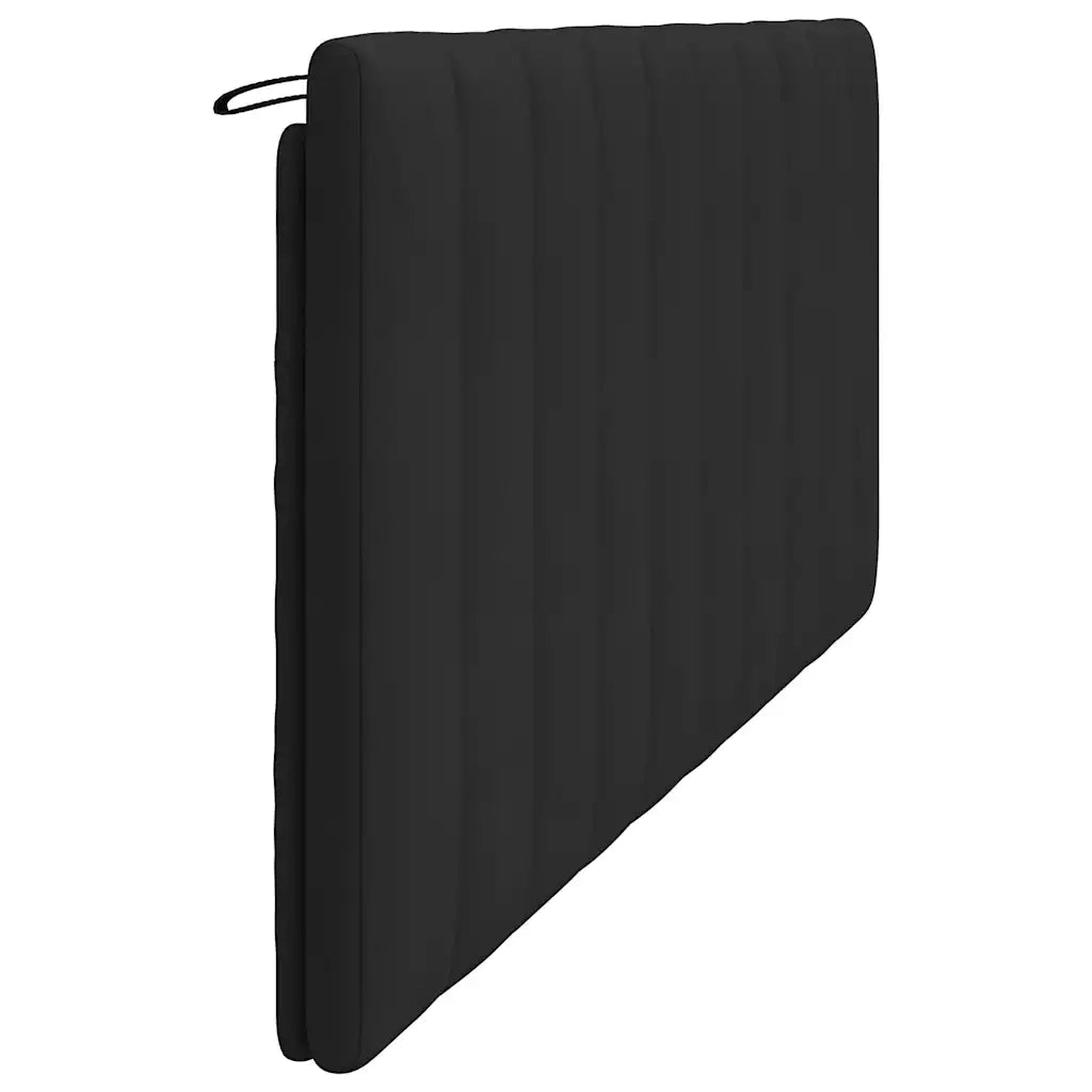 Coussin de tête de lit Hanko noir 200 cm velours