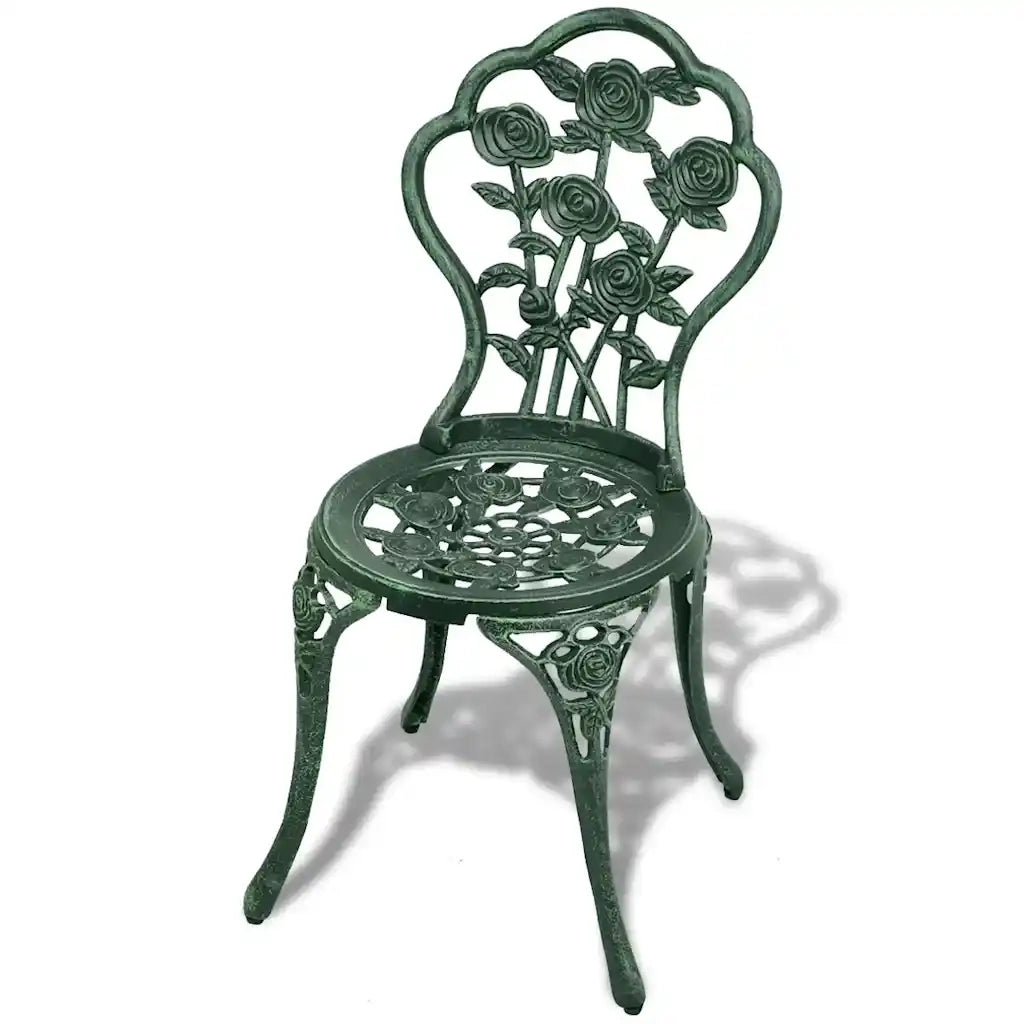 Set da Bistrot 3 pz in Alluminio Pressofuso Verde 42164