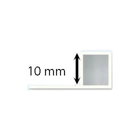 Profilo quadro proteggi angolo in pvc 10mm 2,6 metri : Colore - Bianco