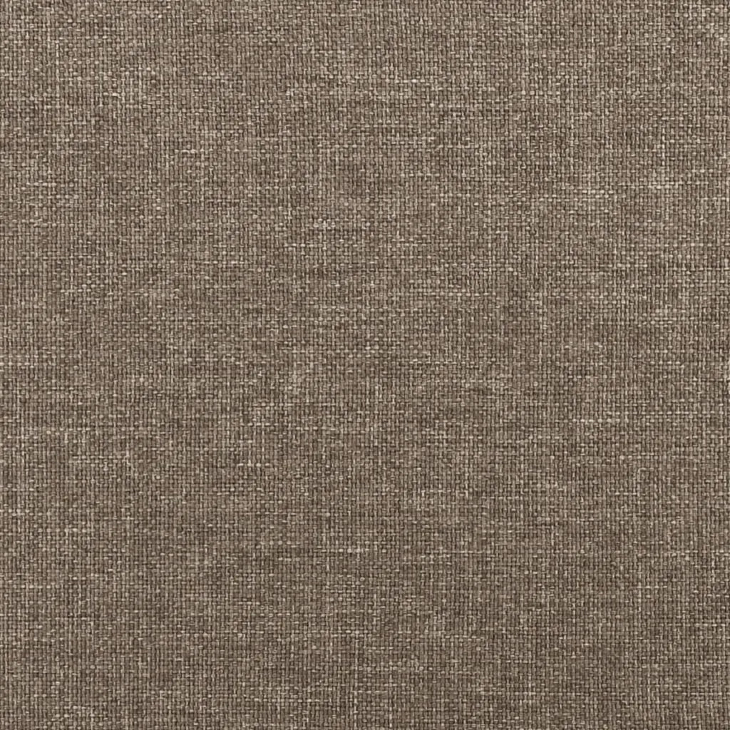 Testiera ad Orecchio-Testata con Orecchie Tortora 203x16x118/128 cm in Tessuto 182536