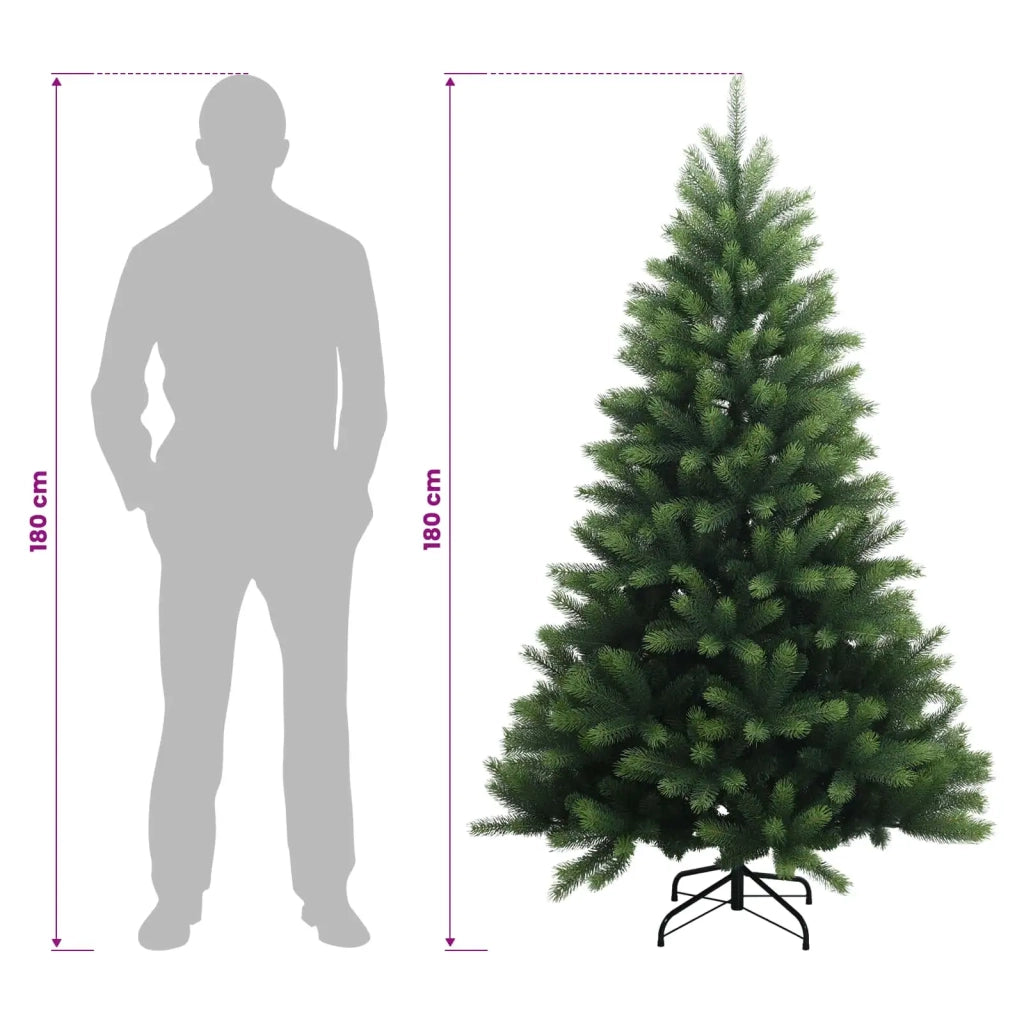 Albero di Natale Artificiale con Rami Pieghevoli 180 cm 42055605