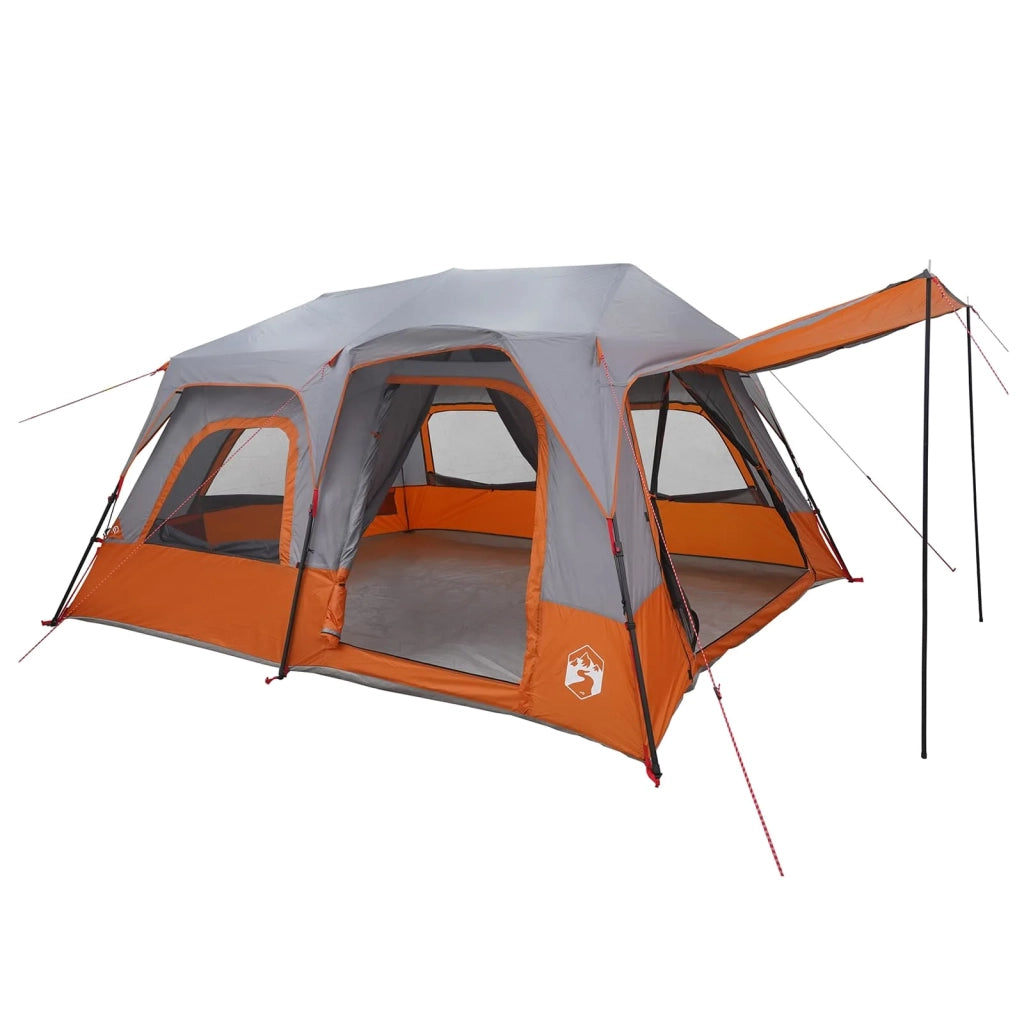 Tenda Istantanea 8 persona Grigio e arancione 42017486