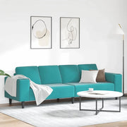 Divano per Soggiorno Turchese 250 x 188 x 76 cm 3335099