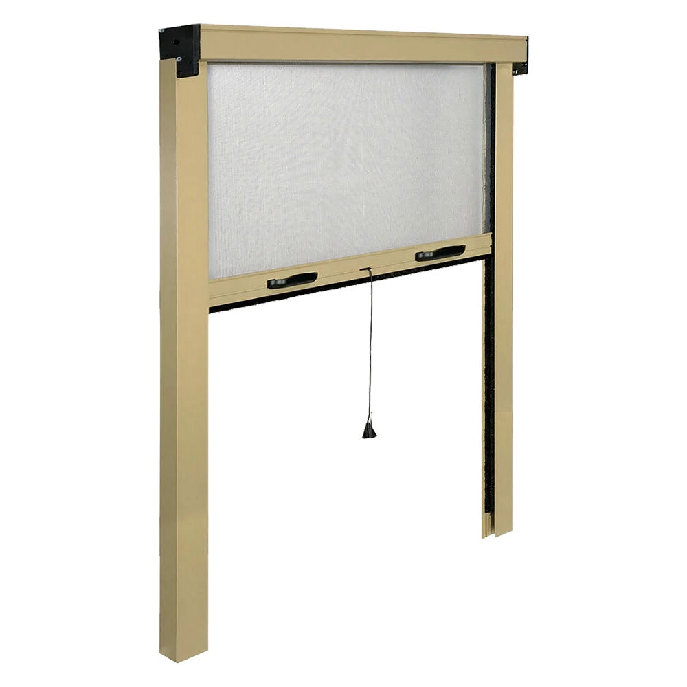 ZANZARIERA A RULLO VERTICALE PER PORTA/FINESTRA cm 100 x 250 - avorio ral 1013  - KASART