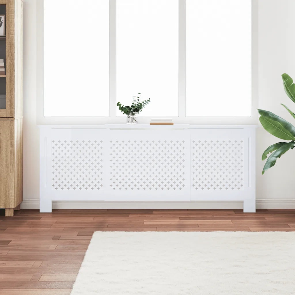 Copertura per Radiatore Bianca in MDF 205 cm