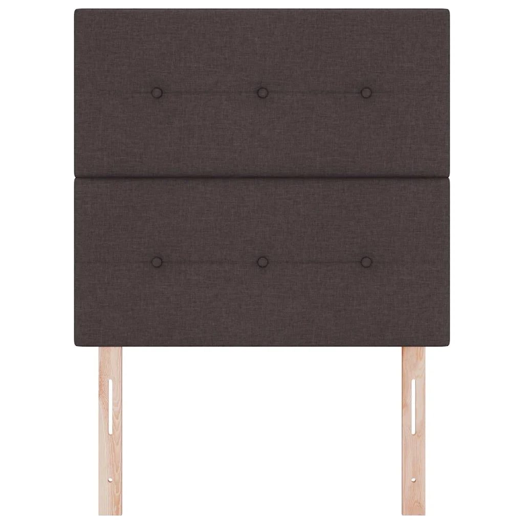 Testiera con testiera Marrone scuro 100 cm Tessuto 3337811