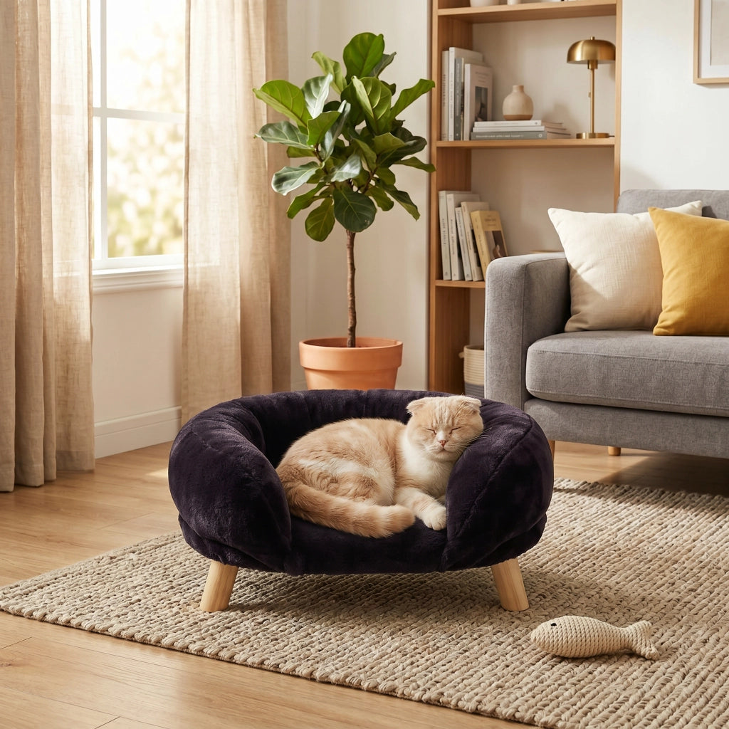 Divano per gatti XPT043, marrone