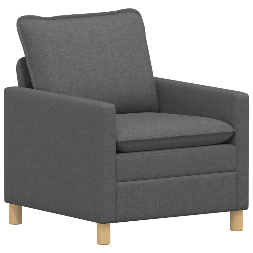 Divano Grigio Scuro Tessuto 42028748