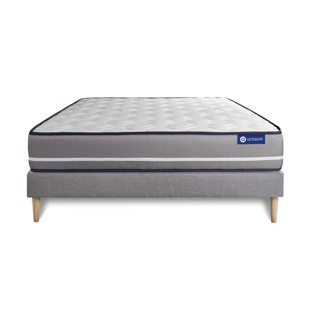 Kit rete e materasso Actilatex pur 120x195cm - Spessore : 20cm - Lattice e memory foam - rigido
