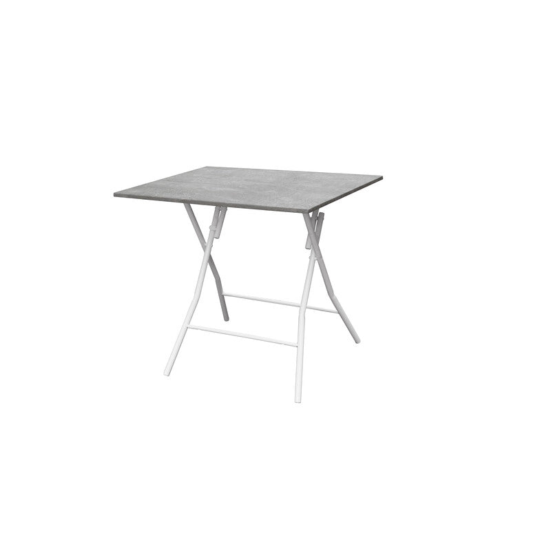 TAVOLO PIEGHEVOLE BINGO 80X60XH75CM CEMENTO
