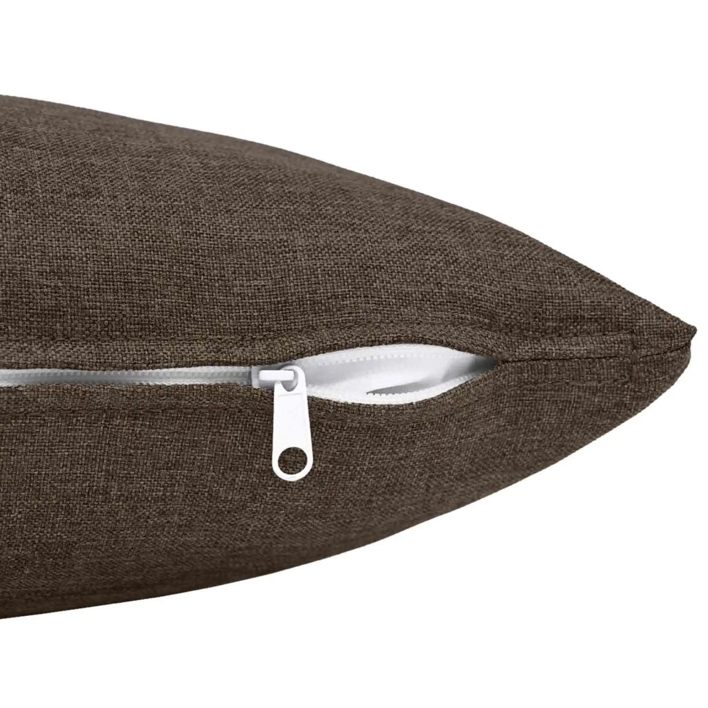 Cuscino con cuscino HEERLEN 2 pz Tortora Tessuto 924457