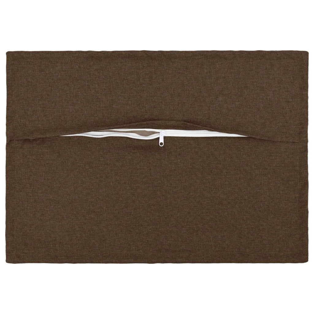 Federa 2 pcs HOUTEN Marrone 50 x 80 cm Lino 920033