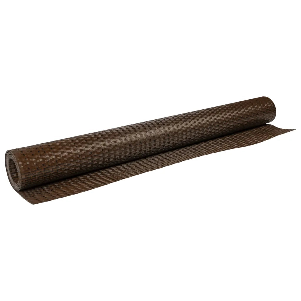 Schermo da balcone | Paravento da Balcone Marrone e Nero 600x90 cm in Polyrattan