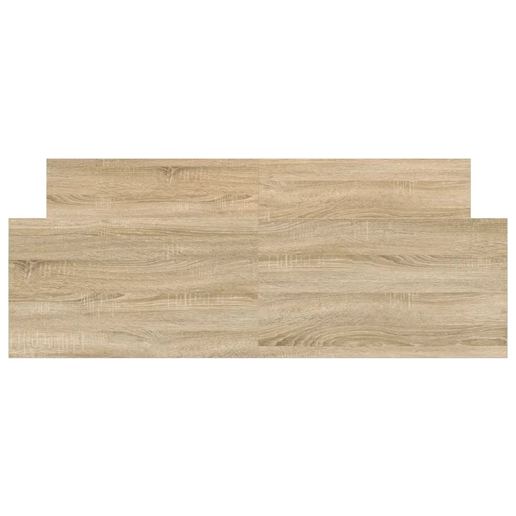 Giroletto con Testiera e Pediera Rovere Sonoma 140x200 cm