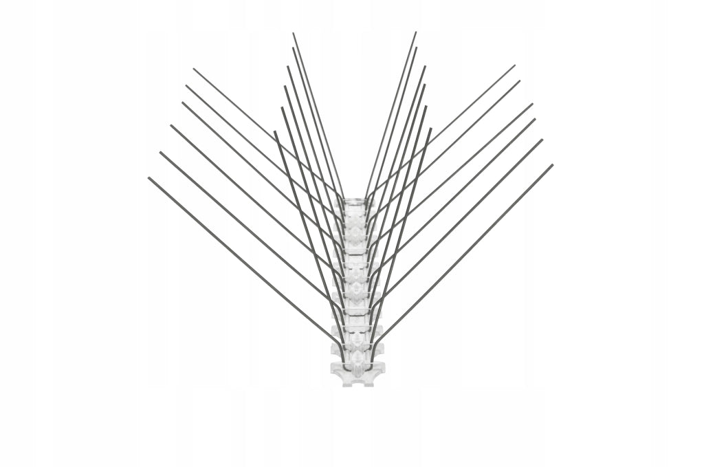 KADAX Punte anti-piccioni in acciaio inox, 24 cm, dense e resistenti, 9 pezzi, 3M