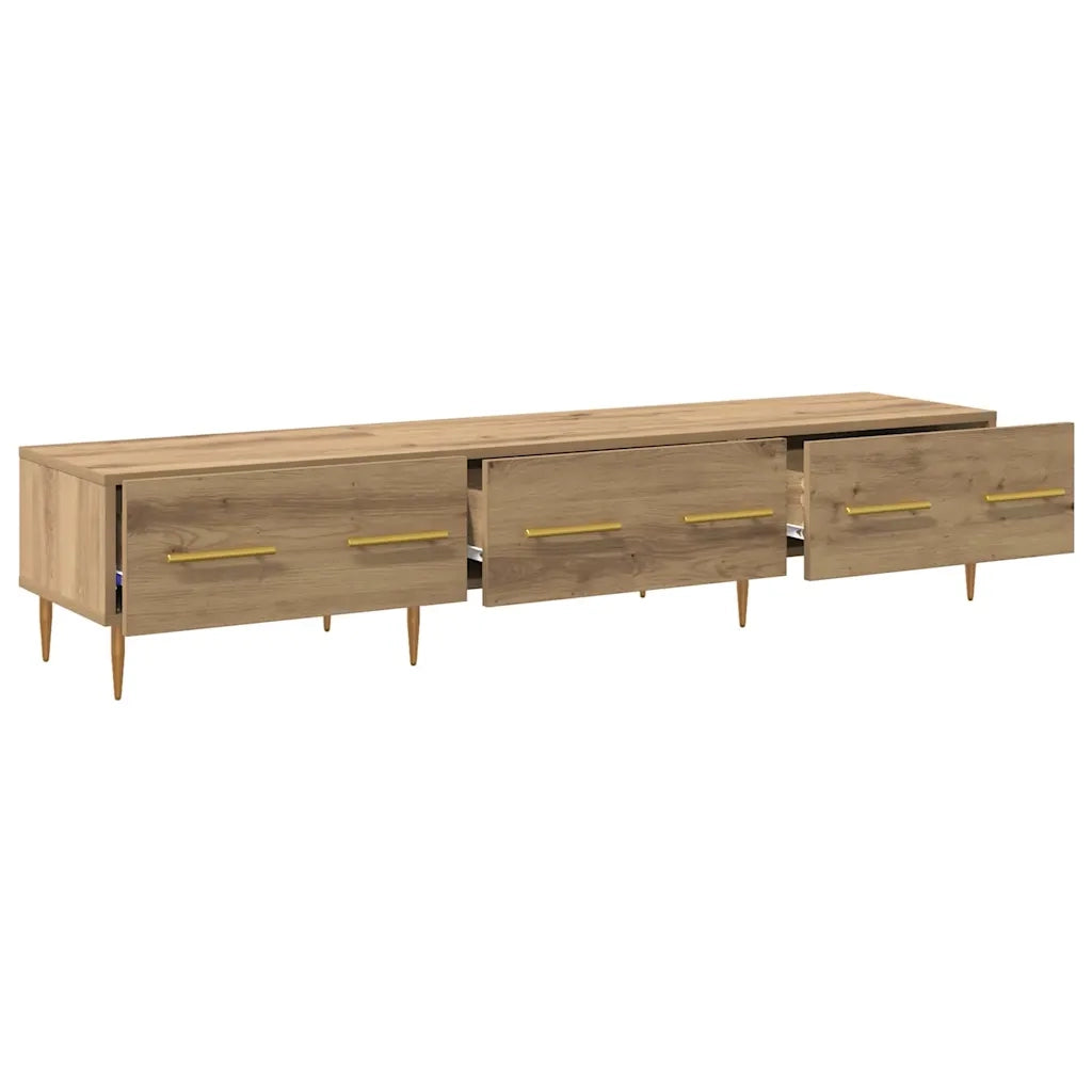 Mobile TV | Armadietto TV | Mobile Porta TV Rovere artigianale 150 x 36 x 30 cm Legno multistrato