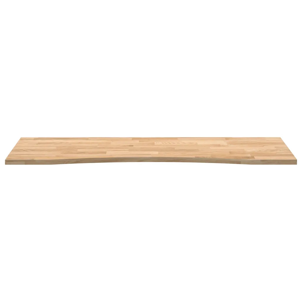 Dessus de bureau non traité bois massif de chêne rectangulaire