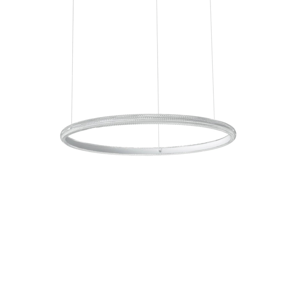 Lampada a Sospensione Miracle Bianco 45W Luce Calda 3000K Ideal Lux