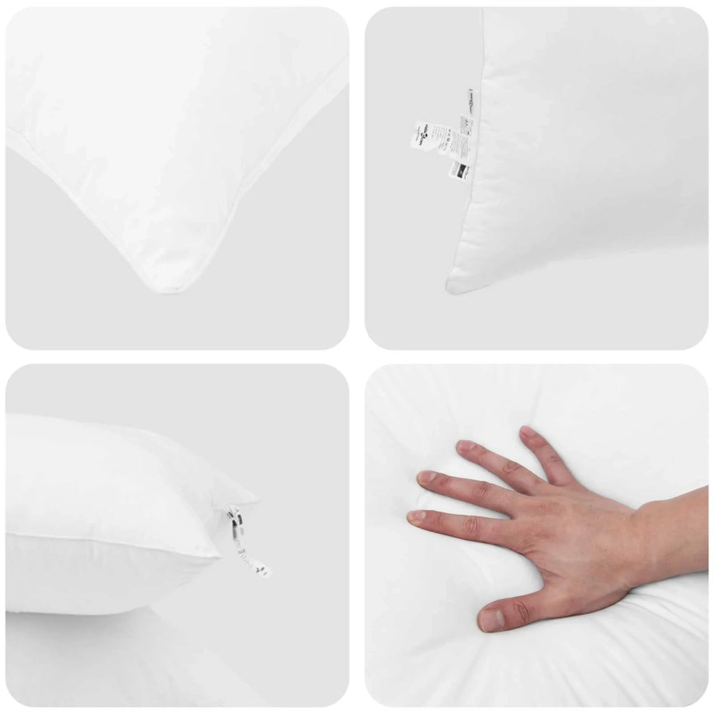 Piumone con cuscino 3 pcs Bianco Microfibra 3377472