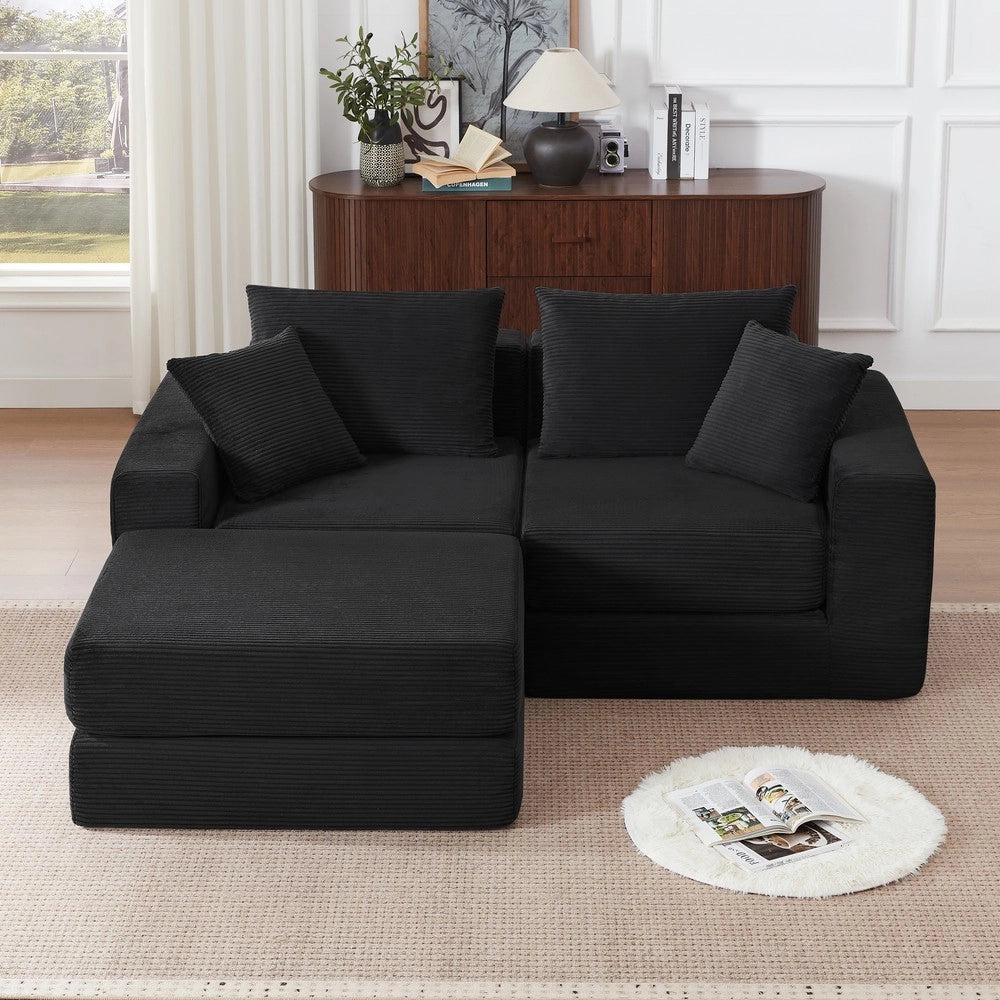 Divano letto imbottito ¨C Minimal ¨C Tessuto morbido
