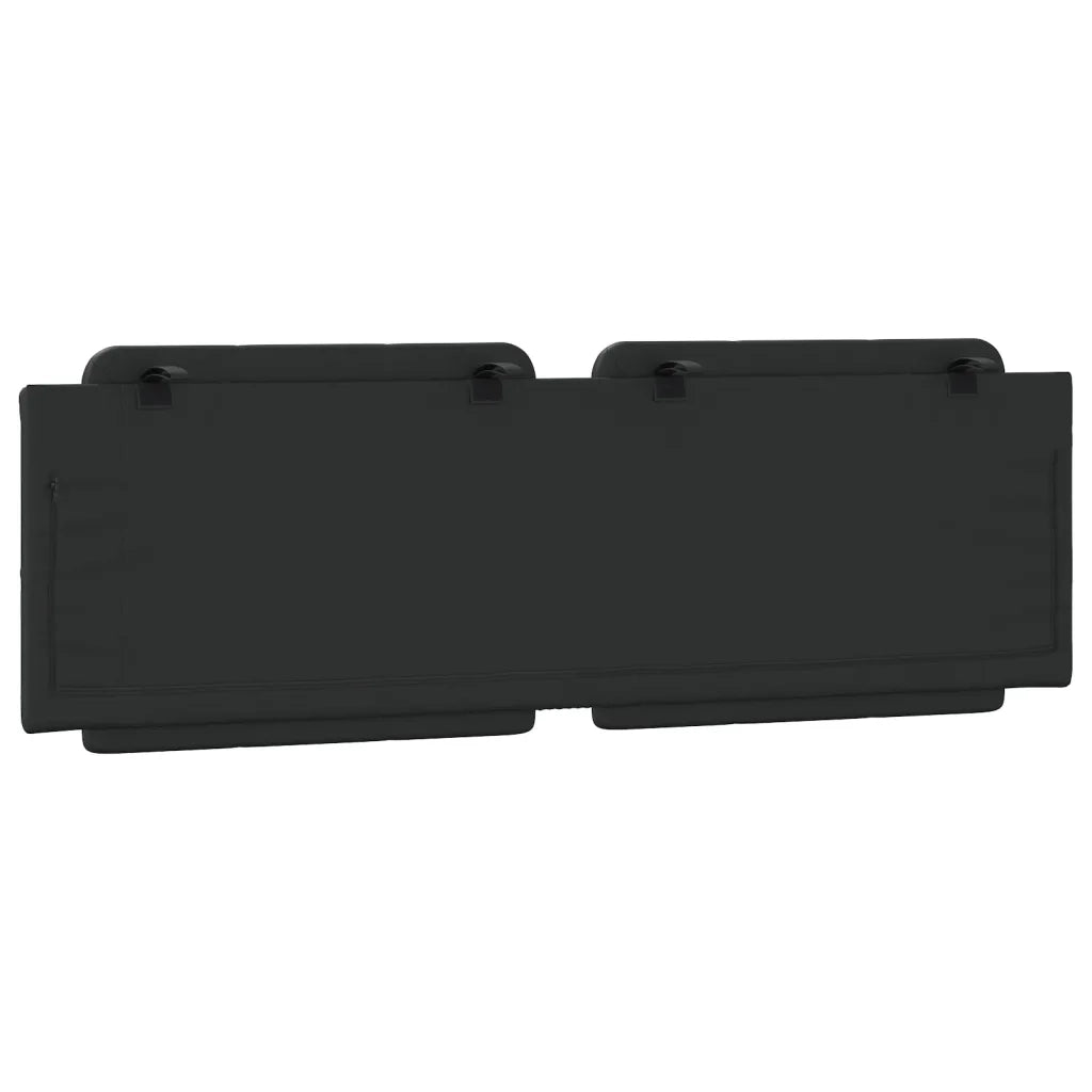 Cuscino Testiera Zadar Nero 160 cm in Similpelle 374866
