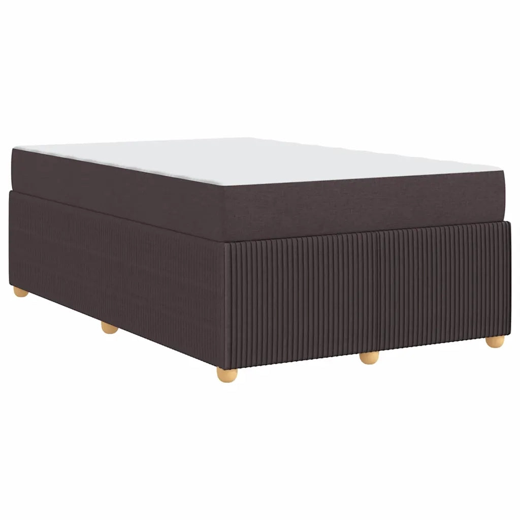 Letto matrimoniale | Letto per adulti | Struttura del letto Marrone Scuro 120 x 200 cm Tessuto