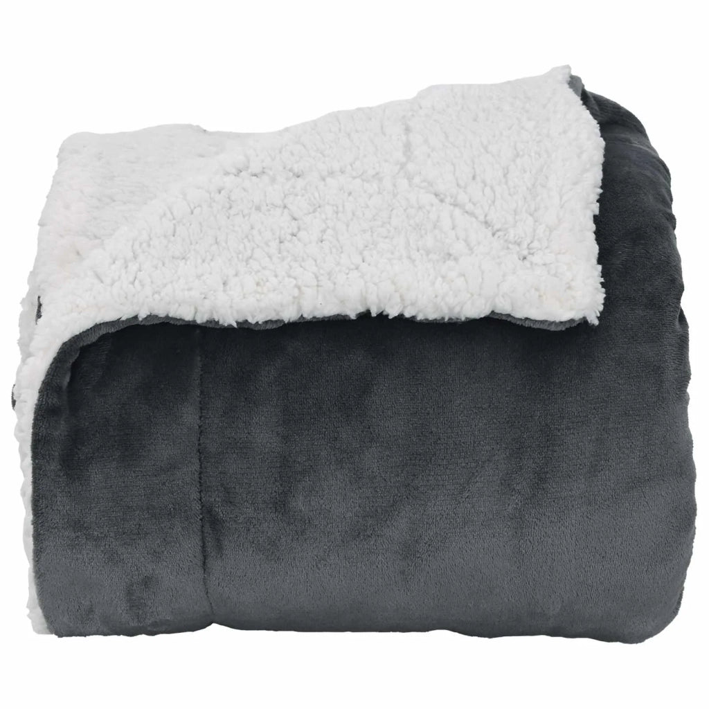 Coperta Grigio scuro 240 x 270 cm Panno 42016984