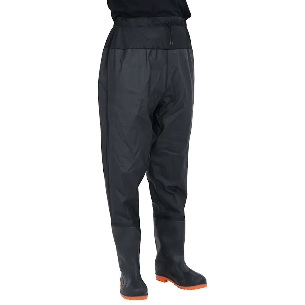 Wader da Pesca alla Vita con Stivali Nero Taglia 43 4017022